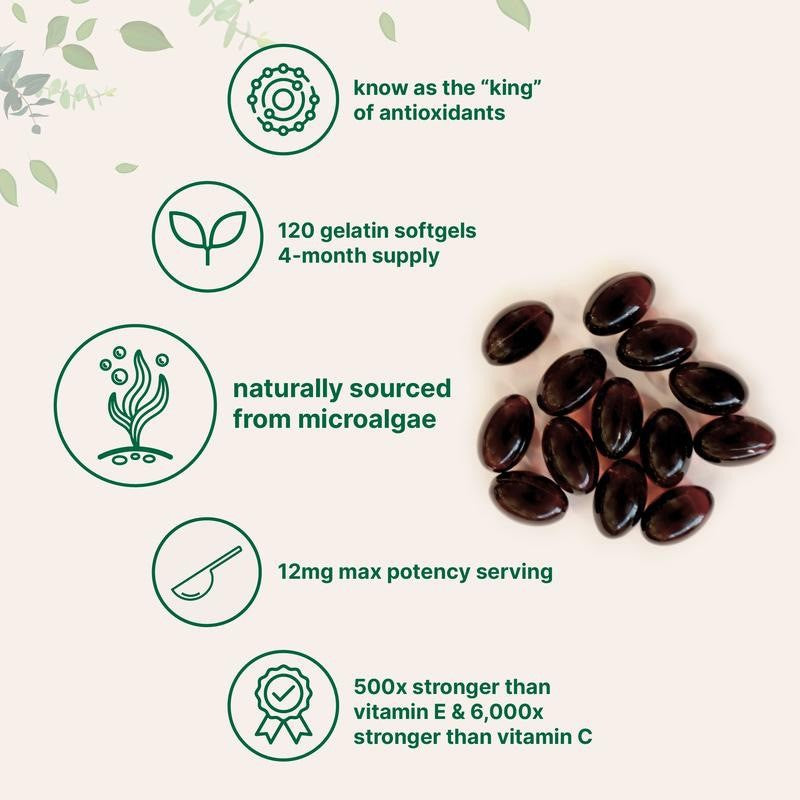 Brightening Astaxanthin Softgel Capsule